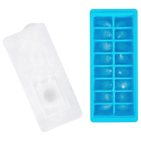 Forma foremka do 16 kostek lodu silikonowa pojemnik na lód kostki mix EXCELLENT HOUSEWARE 259172