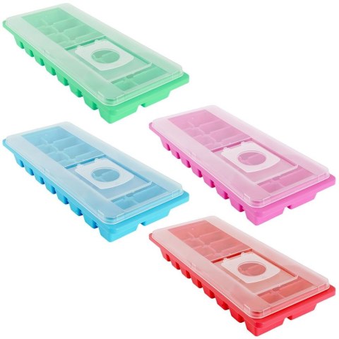 Forma foremka do 16 kostek lodu silikonowa pojemnik na lód kostki mix EXCELLENT HOUSEWARE 259172