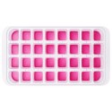 Forma foremka do 32 kostek lodu silikonowa pojemnik na lód kostki mix EXCELLENT HOUSEWARE 259141
