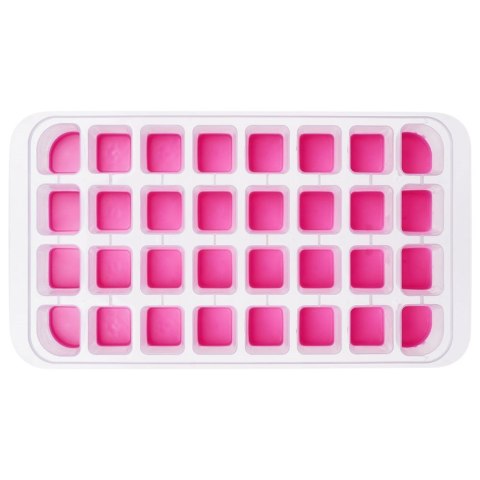 Forma foremka do 32 kostek lodu silikonowa pojemnik na lód kostki mix EXCELLENT HOUSEWARE 259141
