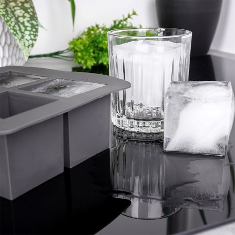 Forma foremka do kostek lodu XXL silikonowa pojemnik na lód kostki EXCELLENT HOUSEWARE 259654
