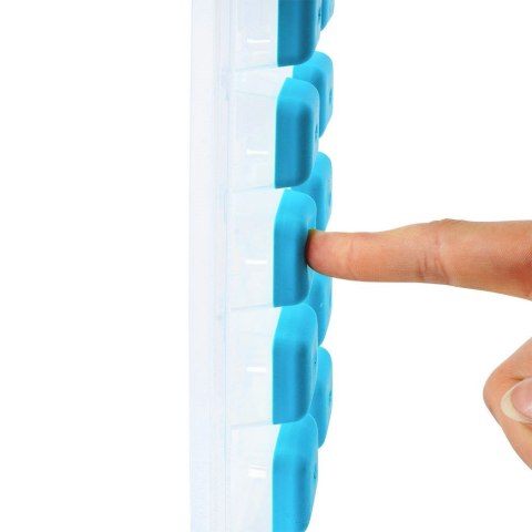 Forma na lód kostki lodu silikonowa pojemnik foremka 12 kostek EXCELLENT HOUSEWARE 259174