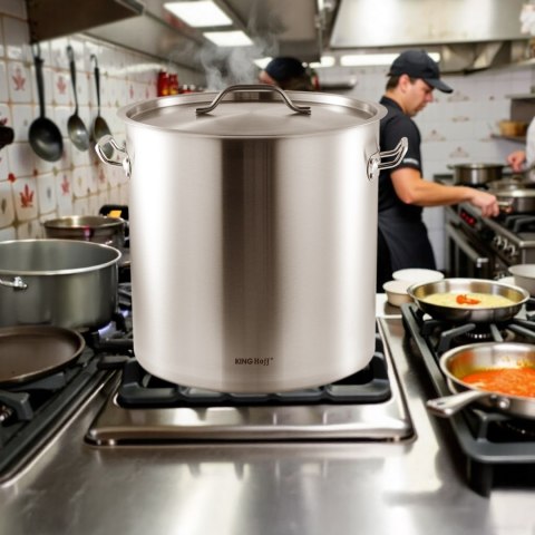 Garnek gastronomiczny 40cm 50L stal nierdzewna KINGHOFF KH-1966
