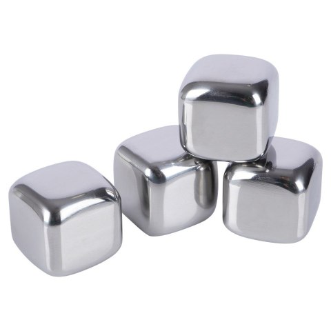 Kostki lodu lodowe stalowe wielorazowe do chłodzenia drinków napojów EXCELLENT HOUSEWARE 259365