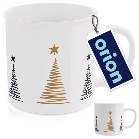 Kubek ceramiczny do kawy herbaty CHOINKA 500 ml ORION 129499