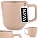Kubek ceramiczny do kawy herbaty beżowy SOHO 400 ml NAVA 10-099-277