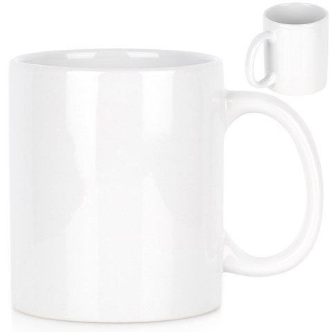 Kubek ceramiczny do kawy herbaty biały 330 ml VILDE 139698