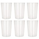Kubek plastikowy 500 ml zestaw kubki 6 sztuk EXCELLENT HOUSEWARE 410129