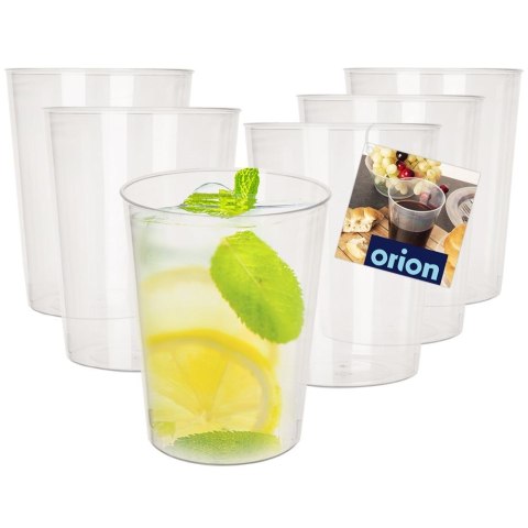 Kubek plastikowy 500 ml zestaw kubki 6 sztuk EXCELLENT HOUSEWARE 410129