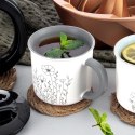 Kubek porcelanowy do kawy herbaty 400 ml ORION 112443
