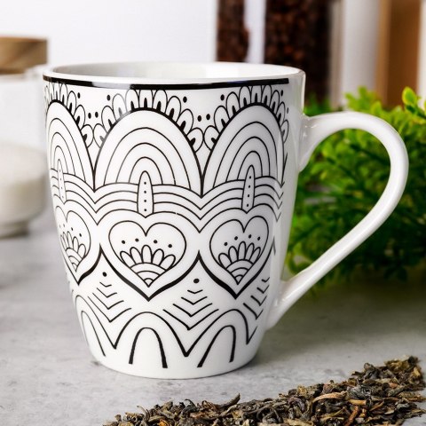 Kubek porcelanowy do kawy herbaty MAYA 370 ml NAVA 10-099-356