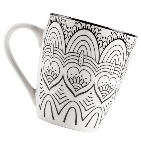 Kubek porcelanowy do kawy herbaty MAYA 370 ml NAVA 10-099-356