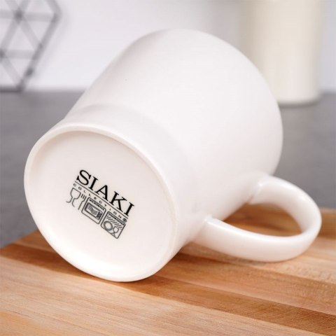Kubek porcelanowy do kawy herbaty biały 380 ml SIAKI COLLECTION 139357