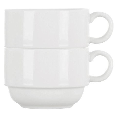 Kubek porcelanowy do kawy herbaty biały MONA 180 ml ORION 128899