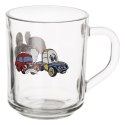 Kubek szklany z uchem do herbaty soku lemoniady kakao AUTO 230 ml ORION 129459