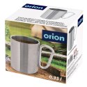 Kubek turystyczny metalowy stalowy z karabińczykiem survival 350 ml ORION 112441