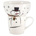 Kubek z miseczką do zupy dla dziecka dzieci porcelanowy bałwan 2 ele. ORION 129646