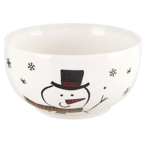 Kubek z miseczką do zupy dla dziecka dzieci porcelanowy bałwan 2 ele. ORION 129646