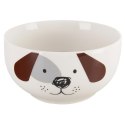 Kubek z miseczką do zupy dla dziecka dzieci porcelanowy pies 2 ele. ORION 129645