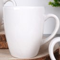 Kubki porcelanowe do kawy herbaty białe 220 ml zestaw kubków 4 sztuki EXCELLENT HOUSEWARE 139359