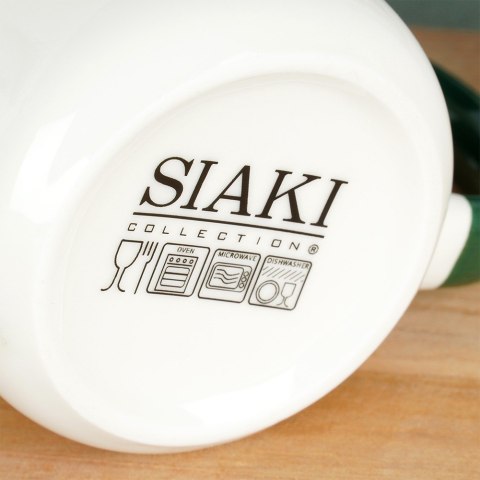 Kubki porcelanowe do kawy herbaty świąteczne 200 ml zestaw kubków 4 sztuki EXCELLENT HOUSEWARE 139747