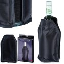 Pokrowiec chłodzący na wino butelkę wina do butelek cooler czarny 22 cm EXCELLENT HOUSEWARE 124504