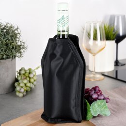 Pokrowiec chłodzący na wino butelkę wina do butelek cooler czarny 22 cm EXCELLENT HOUSEWARE 124504