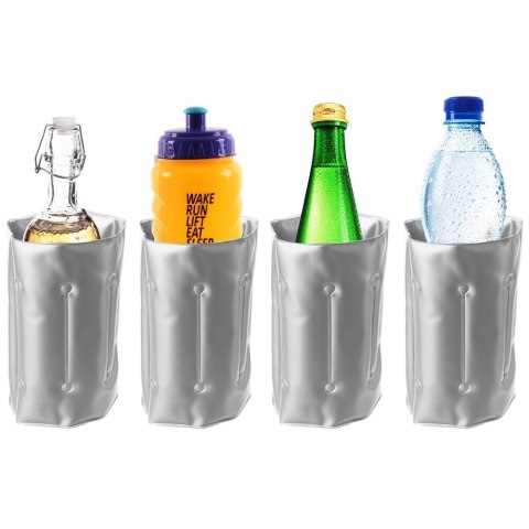 Pokrowiec chłodzący na wino butelkę wina do butelek cooler srebrny ORION 780129