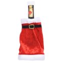 Pokrowiec na wino butelkę wina do butelek świąteczny Mikołaj ORION 839005
