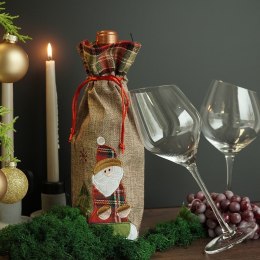 Pokrowiec świąteczny na wino butelkę wina butelki do butelek HOME STYLING COLLECTION 839006