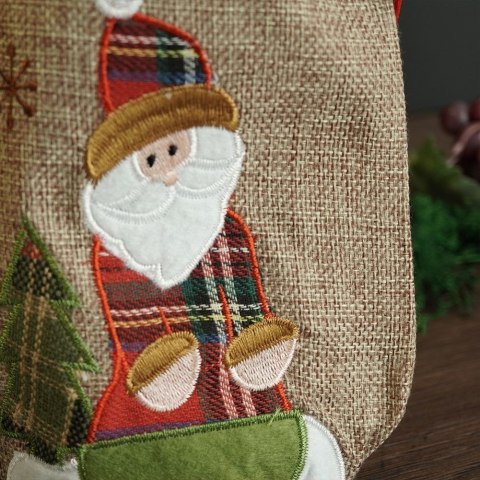 Pokrowiec świąteczny na wino butelkę wina butelki do butelek HOME STYLING COLLECTION 839006