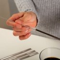 Słomki do picia napojów drinków z czyścikiem metalowe rurki 5 szt ACER NAVA 10-111-109