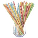 Słomki wielorazowe do picia napojów drinków proste rurki 50 SZT ORION 151448