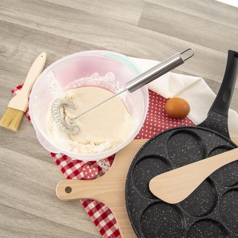 Trzepaczka do ubijania jajek piany ubijaczka stalowa spiralna 26 cm ORION 141044