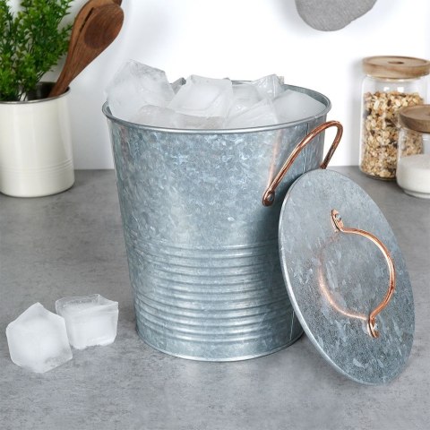 Wiaderko do lodu na lód metalowe wiadro cooler 3,3L HOME STYLING COLLECTION 259295