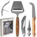 Zestaw akcesoriów akcesoria do wina i serów sera 4 elementy EXCELLENT HOUSEWARE 259358
