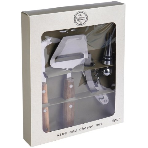 Zestaw akcesoriów akcesoria do wina i serów sera 4 elementy EXCELLENT HOUSEWARE 259358