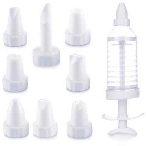 Dekorator do ciast ciasta ciastek maszynka 9 elementów LA CUCINA 141719