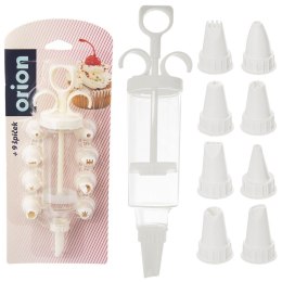 Dekorator do ciasta ciastek ciast maszynka maszyna strzykawka 10 ele ORION 142259