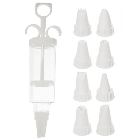 Dekorator do ciasta ciastek ciast maszynka maszyna strzykawka 10 ele ORION 142259