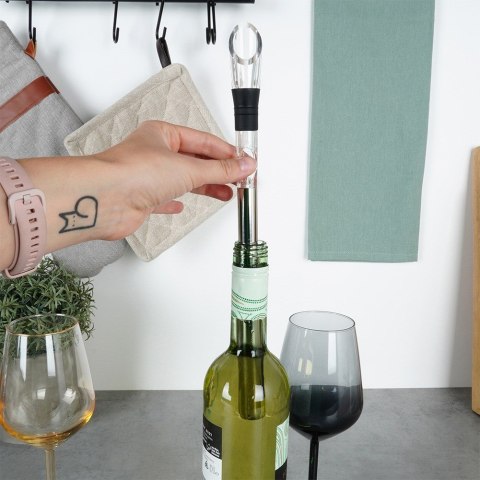 Dozownik nalewak do wina z wkładem chłodzącym stalowy EXCELLENT HOUSEWARE 259720