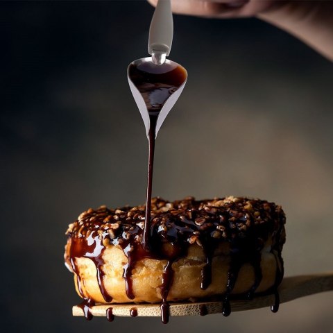 Łyżki do dekorowania stalowa metalowe 2 sztuki HIT 259211