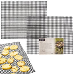Mata siatka do pieczenia teflonowa na grilla 40x33cm zestaw 2 SZT ORION 111180