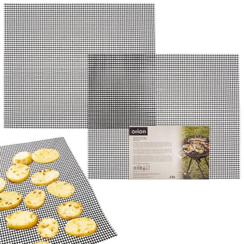Mata siatka do pieczenia teflonowa na grilla 40x33cm zestaw 2 SZT ORION 111180