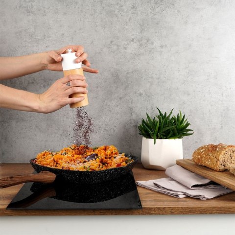 Młynek do pieprzu i soli przypraw ręczny drewniany 16.5cm EXCELLENT HOUSEWARE 259161