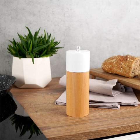 Młynek do pieprzu i soli przypraw ręczny drewniany 16.5cm EXCELLENT HOUSEWARE 259161