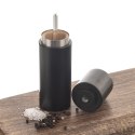 Młynek do pieprzu i soli przypraw ręczny drewniany czarny BLACKLINE 15.5cm ORION 130230