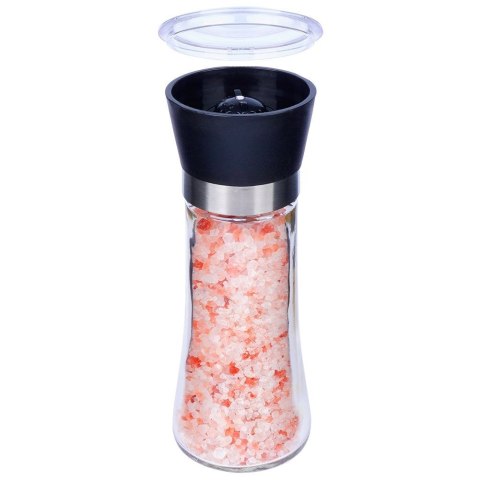 Młynek do pieprzu i soli przypraw ręczny szklany 18.5cm EXCELLENT HOUSEWARE 130119