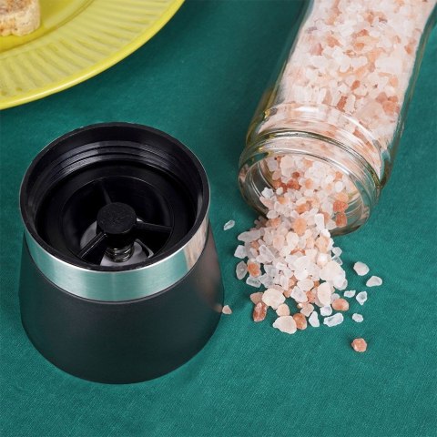 Młynek do pieprzu i soli przypraw ręczny szklany 18.5cm EXCELLENT HOUSEWARE 130119