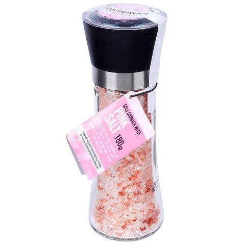 Młynek do pieprzu i soli przypraw ręczny szklany 18.5cm EXCELLENT HOUSEWARE 130119